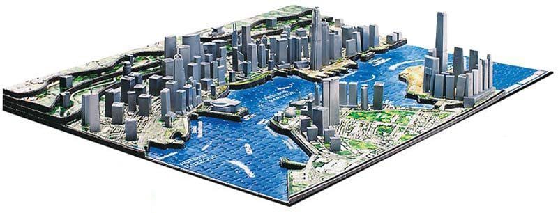 3d નકશો હોંગ કોંગ