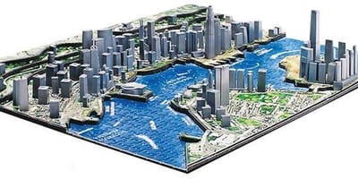 3d નકશો હોંગ કોંગ