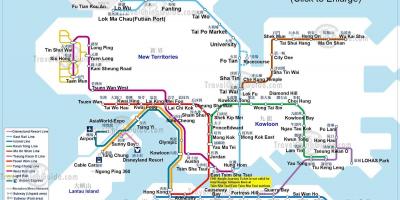 નકશો MTR hk