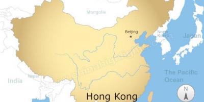 નકશો ચાઇના અને હોંગકોંગ